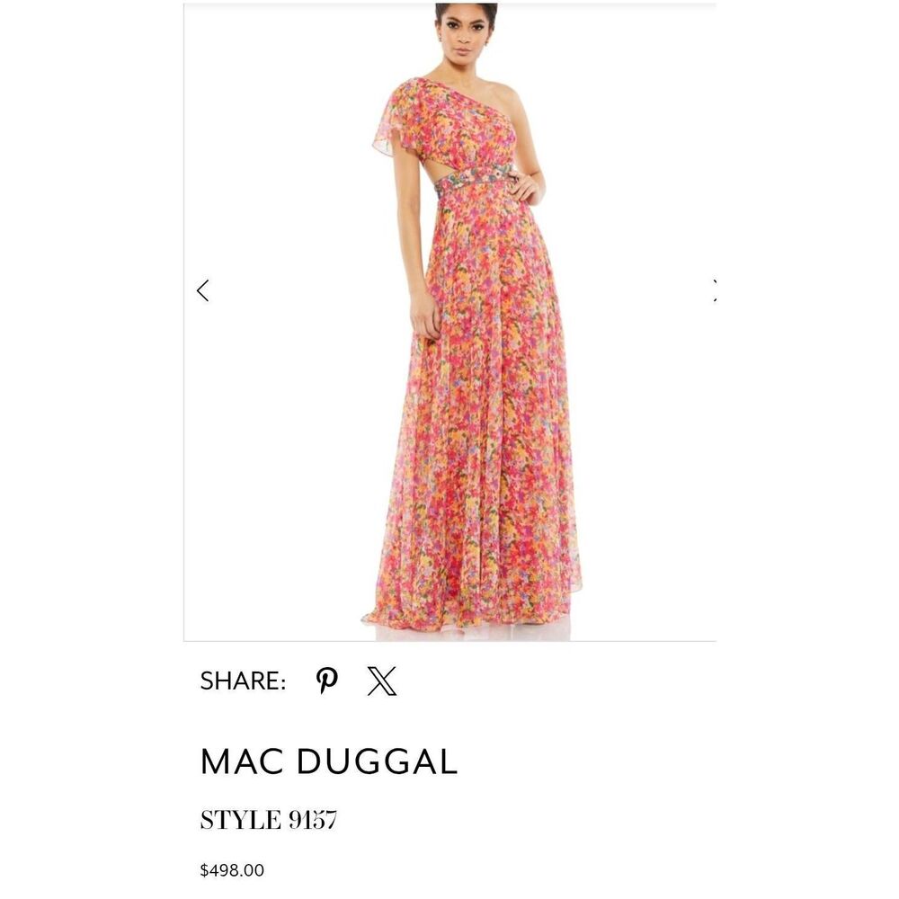 Mac Duggal Style 9157 $498.00. Size 4. H - Picture 4 of 6